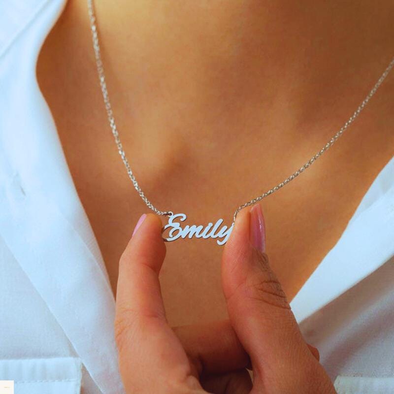 Custom Name Necklace • Personalized Gold Jewellery, Gift for Her By DoreElla