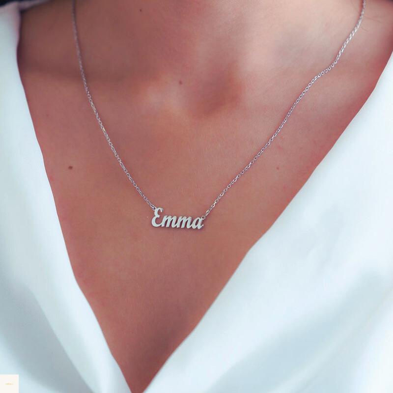 Custom Name Necklace • Personalized Gold Jewellery, Gift for Her By DoreElla