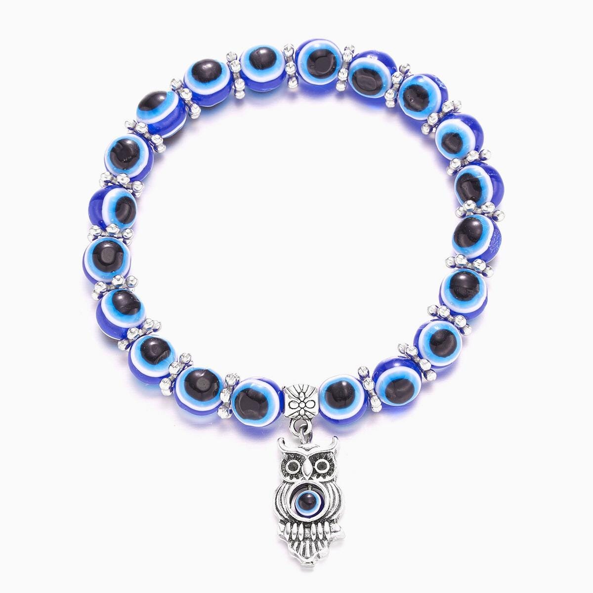 Turkish Evil Eye Charm Bracelet | Beaded Nazar Beads Handmade Jewelry | Trendy Friendship Gift for Her and Him