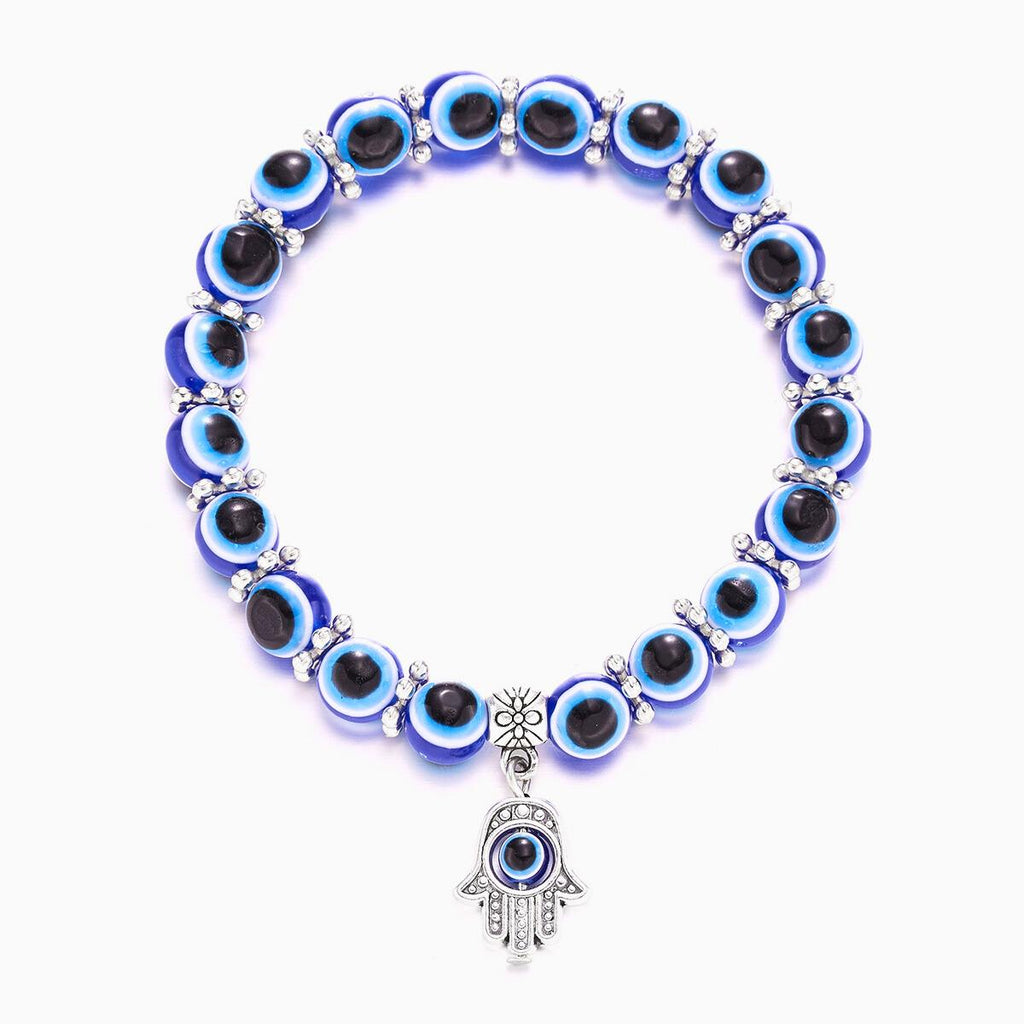 Turkish Evil Eye Charm Bracelet | Beaded Nazar Beads Handmade Jewelry | Trendy Friendship Gift for Her and Him