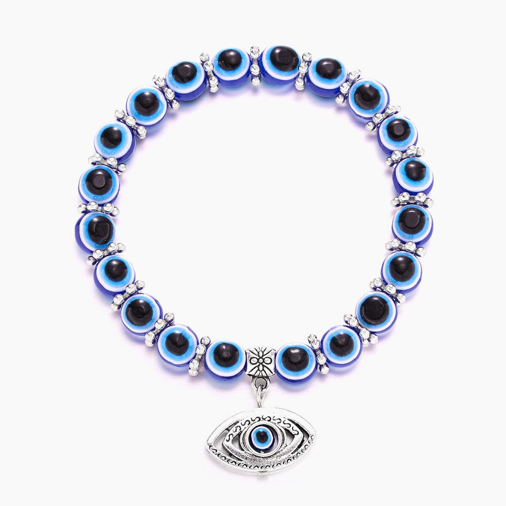 Turkish Evil Eye Charm Bracelet | Beaded Nazar Beads Handmade Jewelry | Trendy Friendship Gift for Her and Him