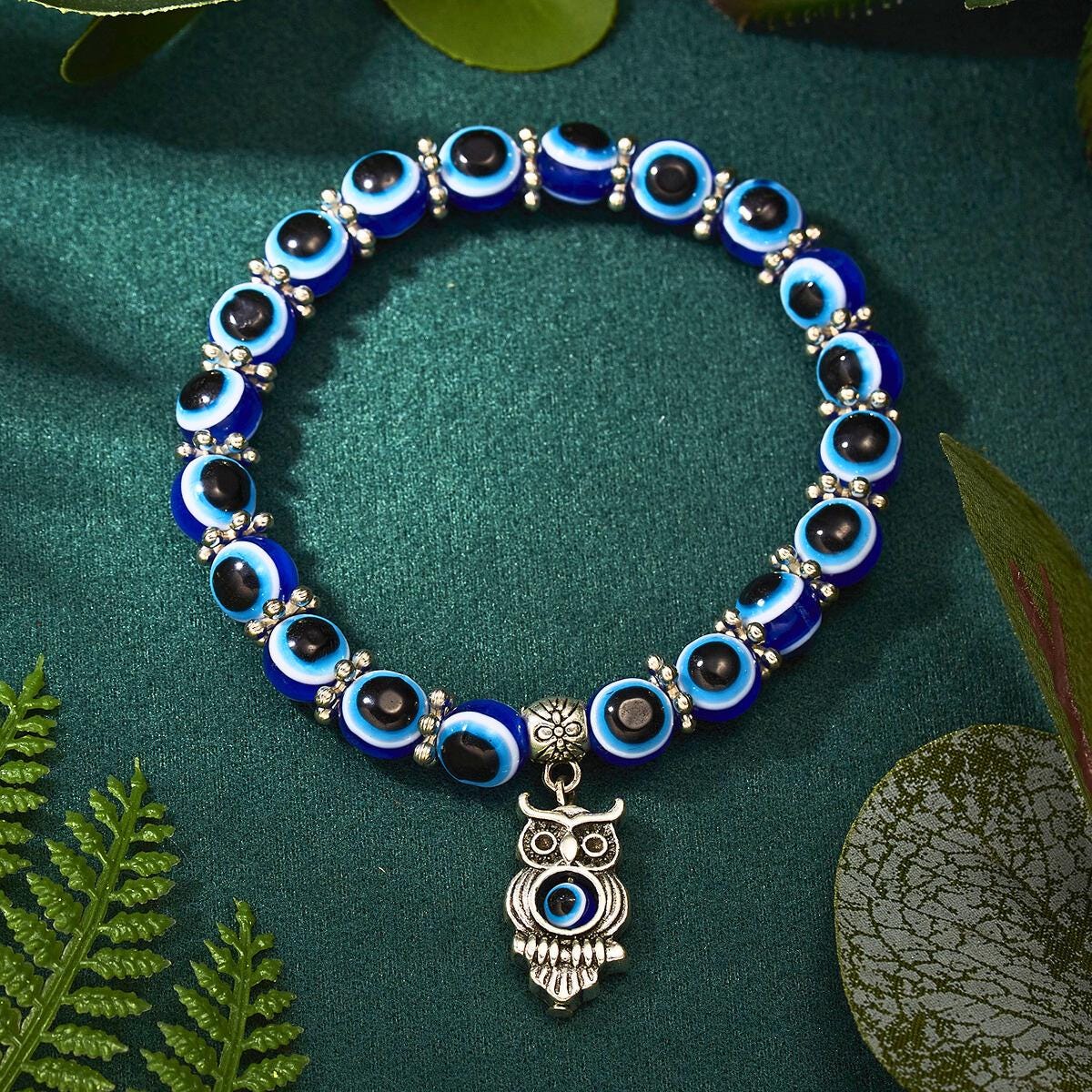 Turkish Evil Eye Charm Bracelet | Beaded Nazar Beads Handmade Jewelry | Trendy Friendship Gift for Her and Him