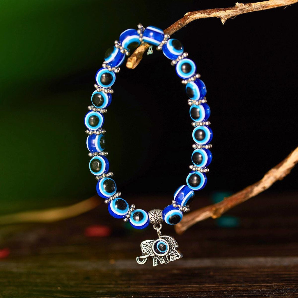 Turkish Evil Eye Charm Bracelet | Beaded Nazar Beads Handmade Jewelry | Trendy Friendship Gift for Her and Him