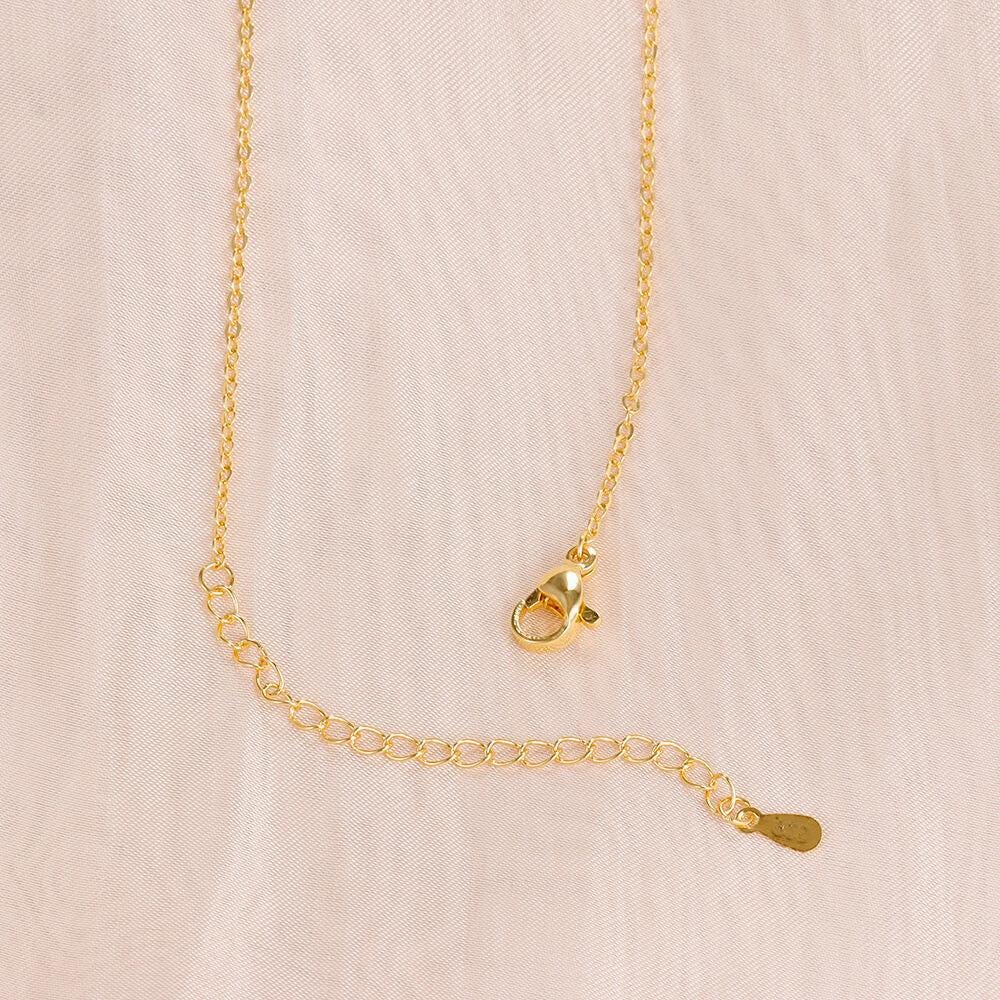 Infinity Love Necklace - 925 Sterling Silver Gemstone Jewellery - Fancy Gold Plating - Gift Choice